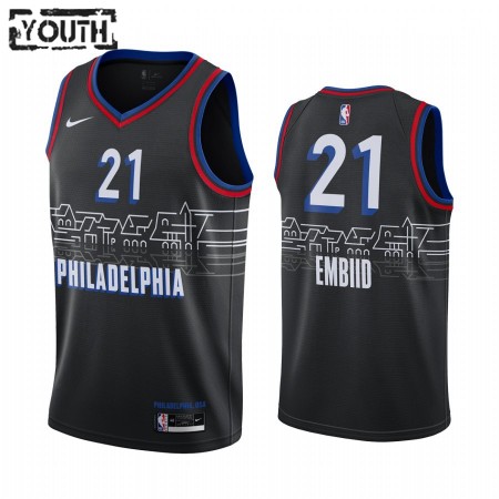 Maillot Basket Philadelphia 76ers Joel Embiid 21 2020-21 City Edition Swingman - Enfant